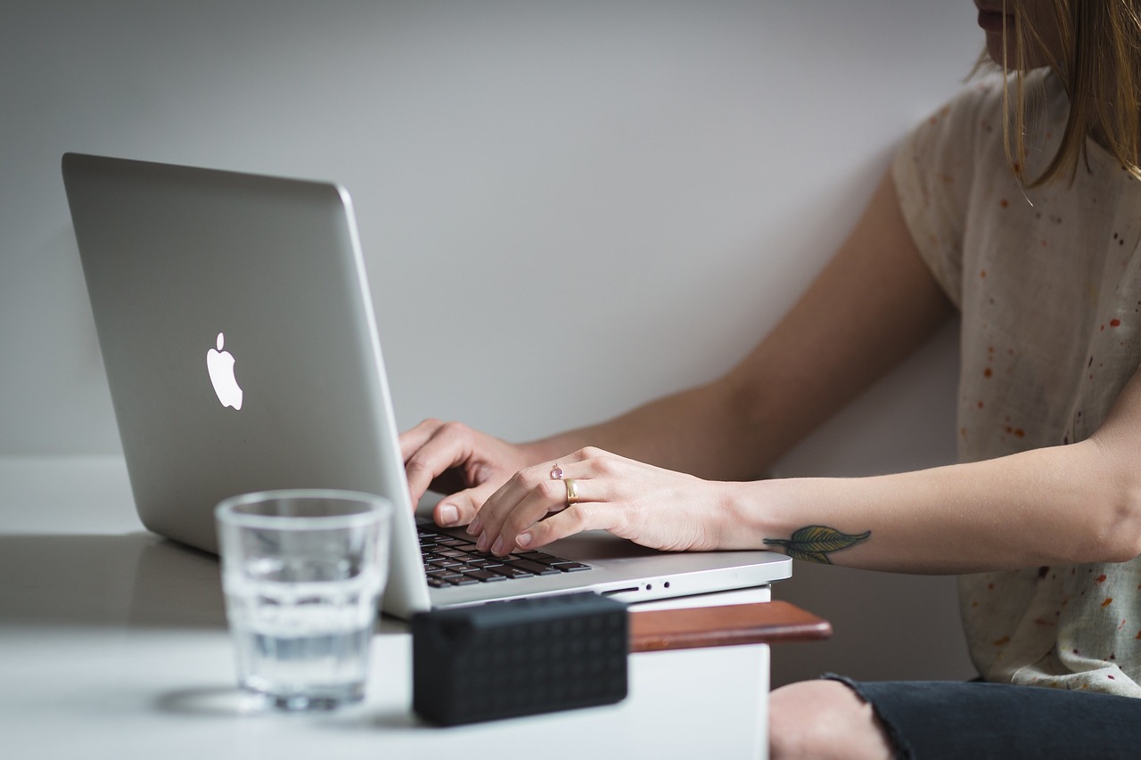 Laptop representing professional document translation